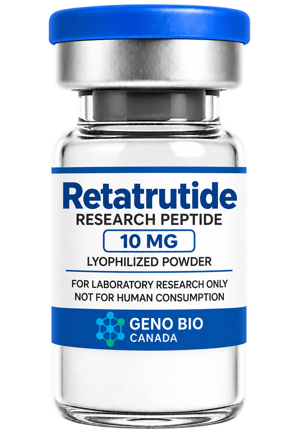Peptide vial product illustration